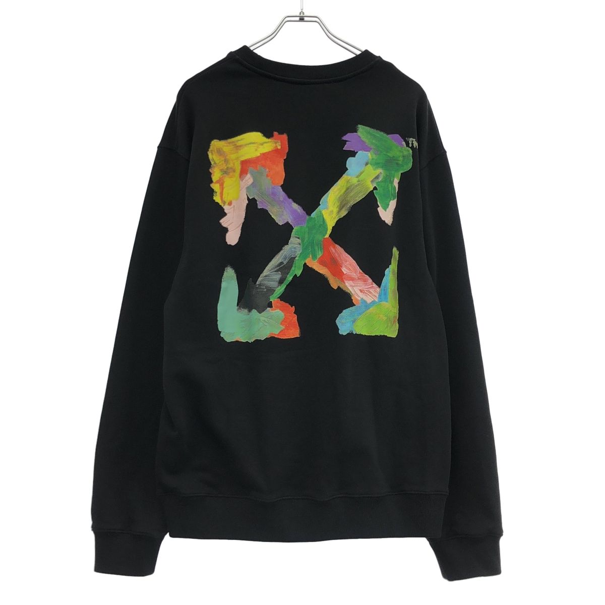 OFF-WHITE オフホワイト 23SS ブラッシュアローペイント スウェット 