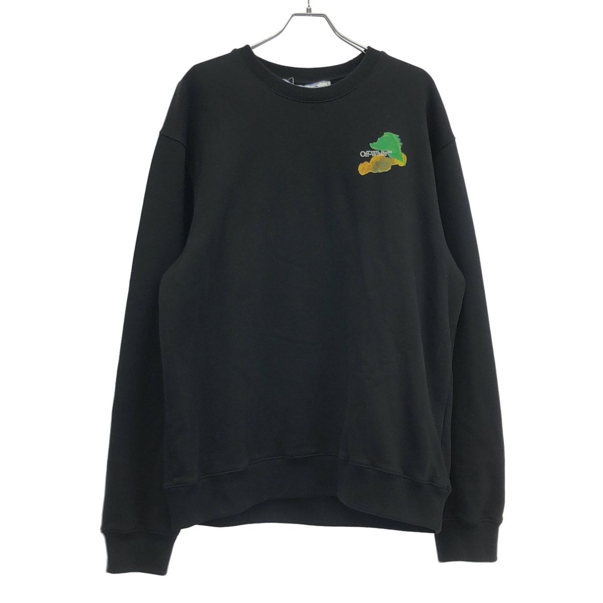 OFF-WHITE オフホワイト 23SS ブラッシュアローペイント スウェット 