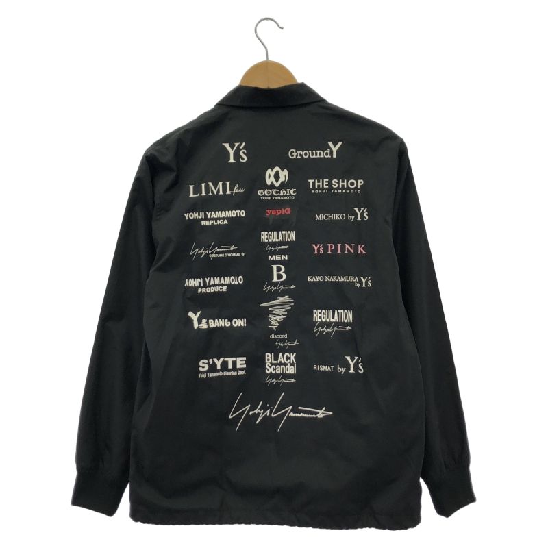 中古】Yohji Yamamoto×NEW ERA コーチジャケット S ブラック HD-Y50