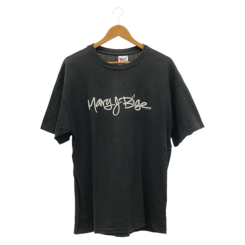 中古】HANES MARY J.BLIGE HANES 1993コピーライト Tシャツ XL 黒 [92