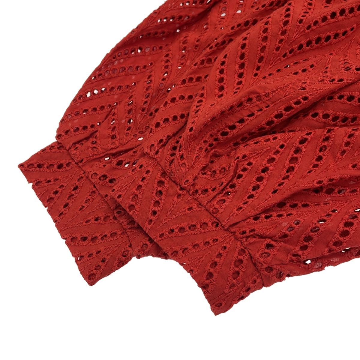 CLANE クラネ CUT EMBROIDERY TOP カットエンブロイダリートップ 11122 