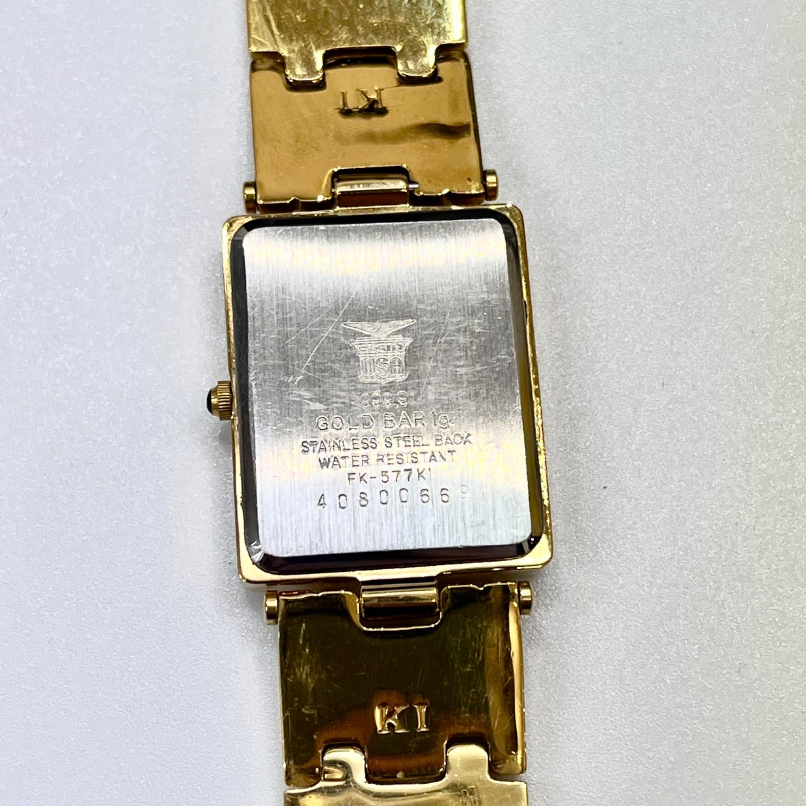 稼動品】純金インゴット ELGIN エルジン 腕時計 FINE GOLD 999.9