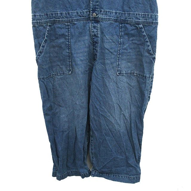 ソウルベリー SOULBERRY デニム オーバーオール Vネック コットン M