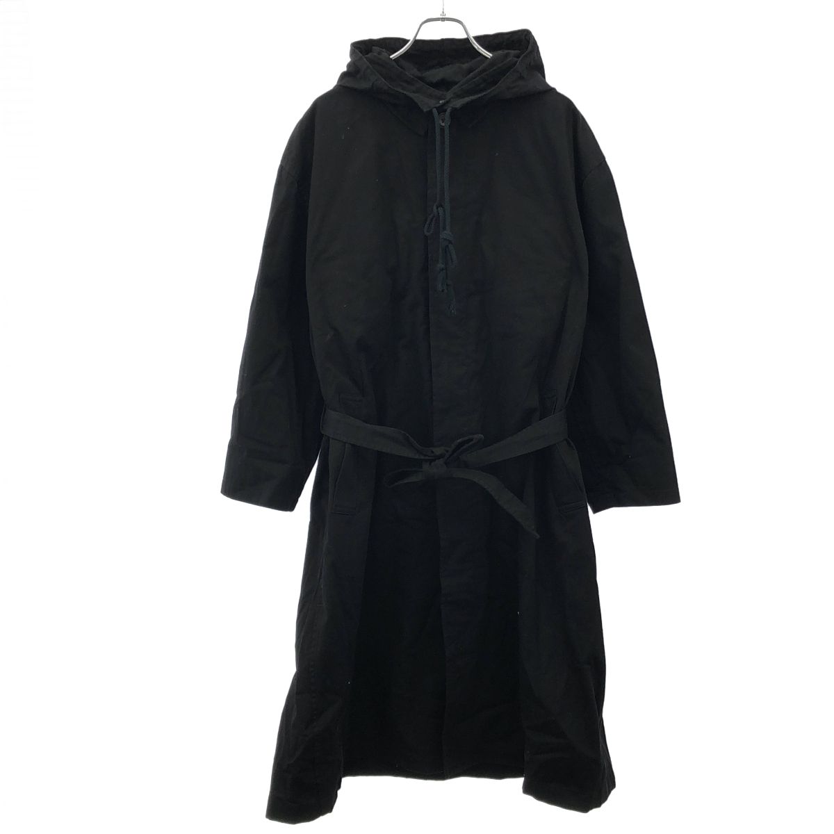 ヨウジヤマモト プールオム ダウンモッズコート ブラック YOHJI YAMAMOTO HOOD PEAK MODS COAT | HUES 福岡セレクトショップ