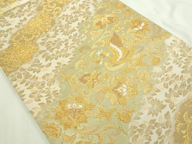 本金箔と東欧花飾更紗文帯(新品) 本金箔と東欧花飾更紗文帯(新品) F102492794 送料 無料 通販