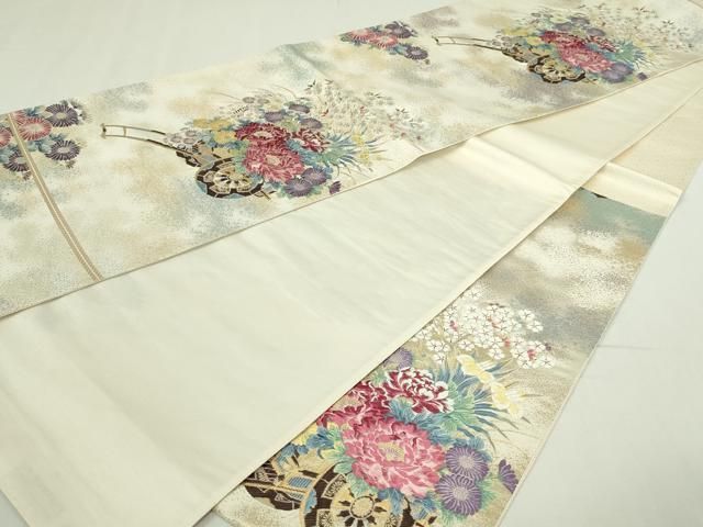 平和屋本店▽「美しいキモノ」お馴染みのメーカー となみ織物 六通柄