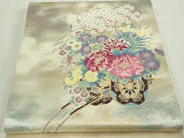 平和屋本店▽「美しいキモノ」お馴染みのメーカー となみ織物 六通柄