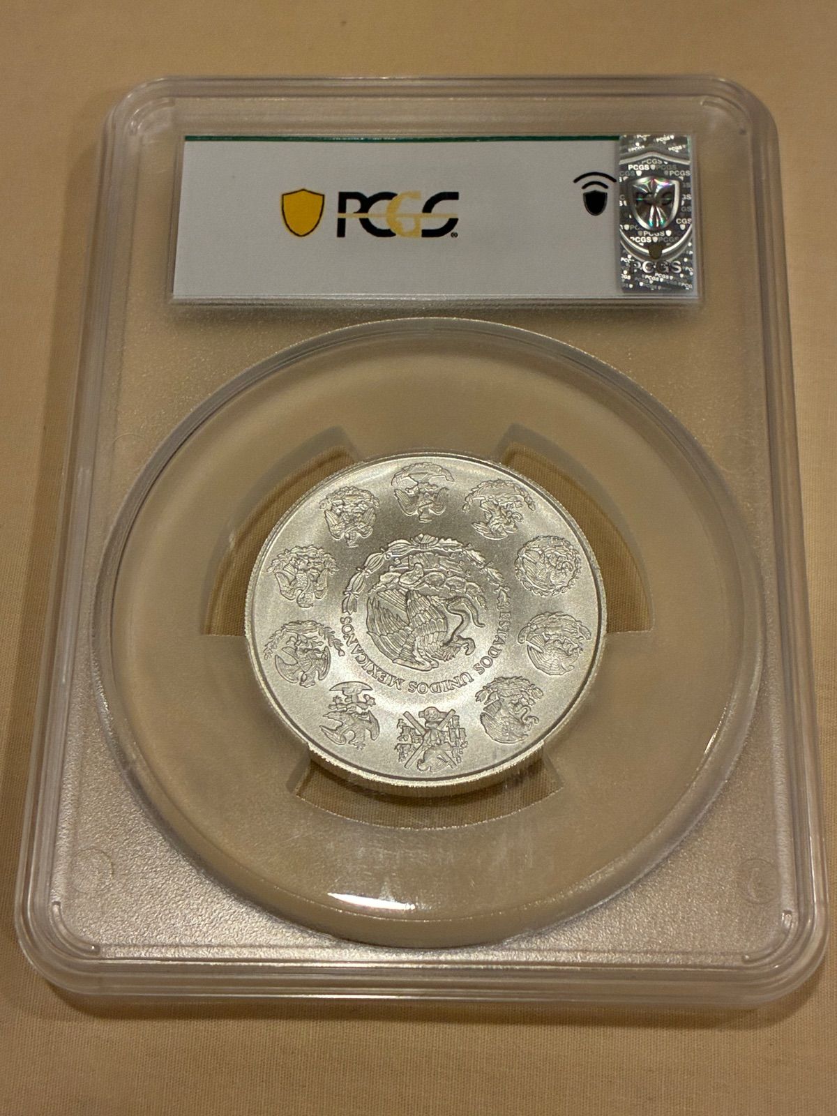 世界30枚 最高鑑定 2024 メキシコ リベルタード 2オンス銀貨 PCGS MS70