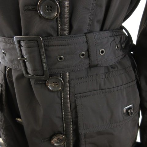 コムサデモード COMME CA DU MODE トレンチコート 長袖 ロング レザー 