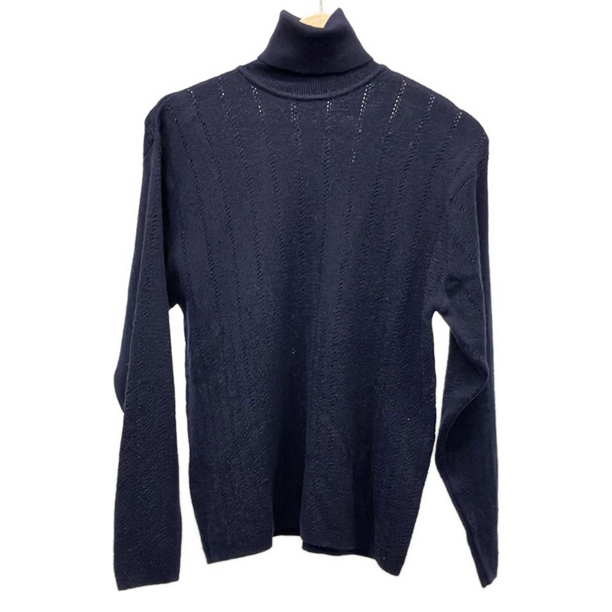 Y's(ワイズ) 長袖セーター レディース美品 - ネイビー タートルネック