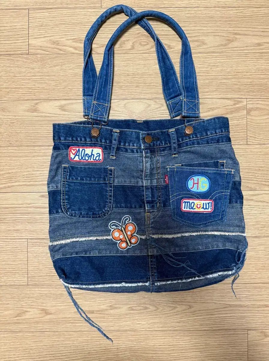 HYSTERIC GLAMOUR パッチワークデニム ショルダーバッグ Y2K HYSTERIC GLAMOUR ヒステリックグラマー デニム パッチワーク