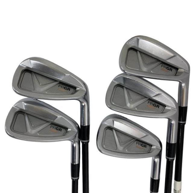 中古】 プロギア PRGR 05(2023) 5S アイアンセット IR MCI BLACK FOR