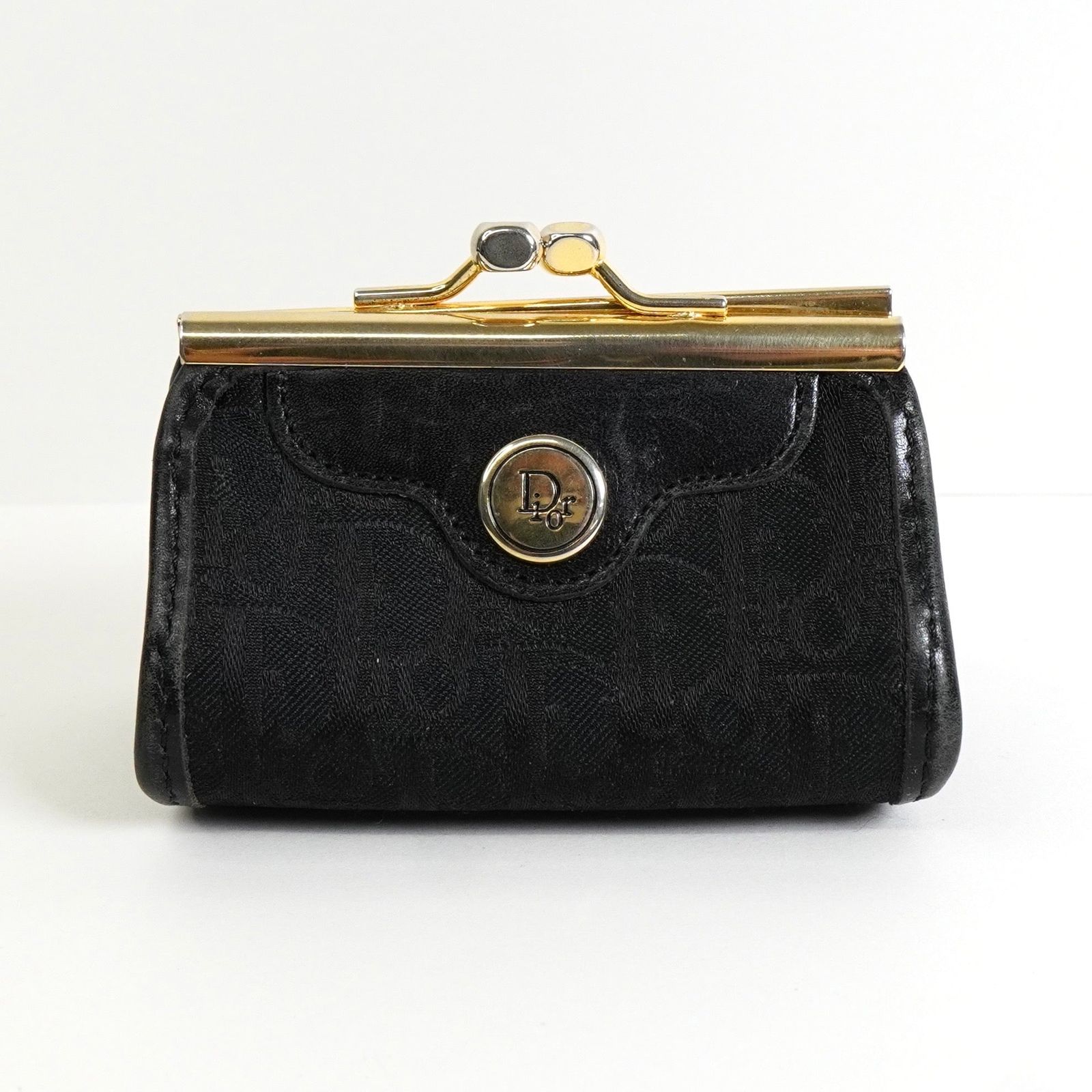 クリスチャン ディオール トロッター キャンバス がま口 コインケース