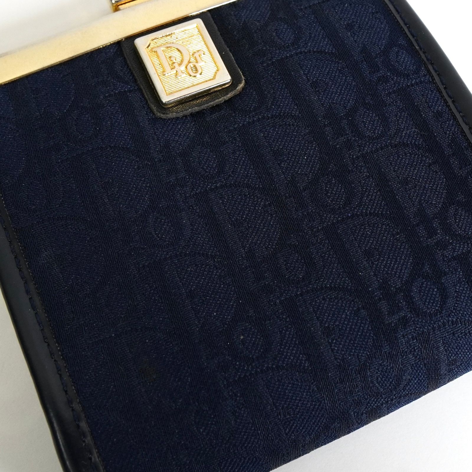 クリスチャン ディオール トロッター キャンバス がま口 コインケース