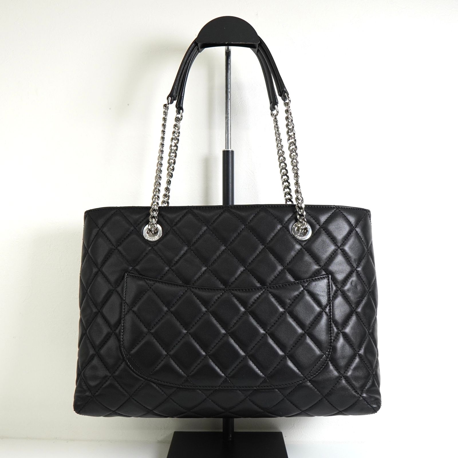 シャネル ココマーク マトラッセ ラムスキン チェーン トートバッグ