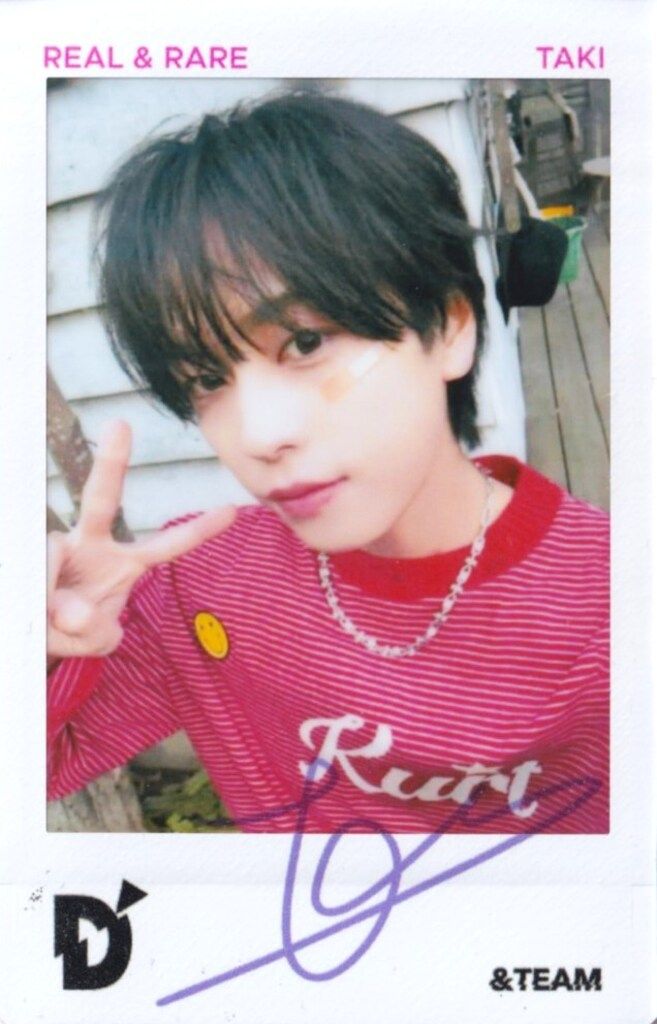 &TEAM TAKI たき トレカ チェキ まとめ売り &TEAM TAKI タキトレカ チェキ まとめ売り バラ売り可 匿名配送 - メルカリ