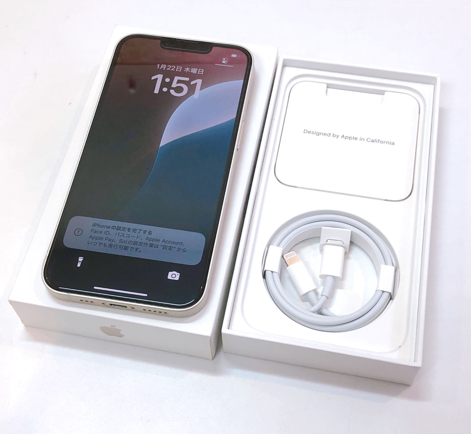 3481】アップル iPhone 13 MLND3J/A 128GB スターライト ネットワーク 