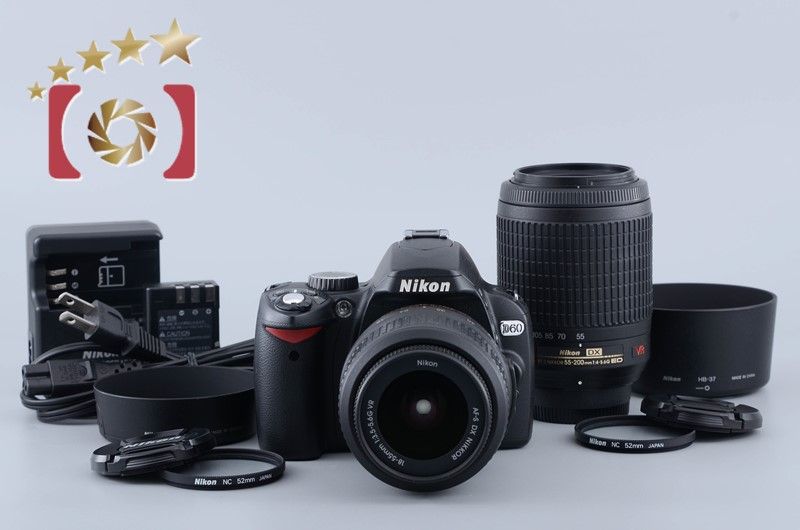 中古】Nikon ニコン D60 ダブルズームキット - メルカリ