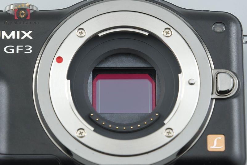 中古】Panasonic パナソニック LUMIX DMC-GF3 ブラック + G VARIO 14