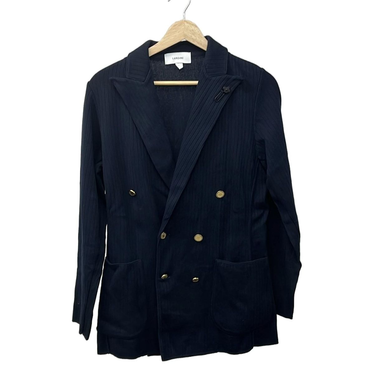 ラルディーニ　ネイビー ストライプ ジャケットXSサイズ ラルディーニ ネイビー ストライプ ジャケットXSサイズ ラルディーニ