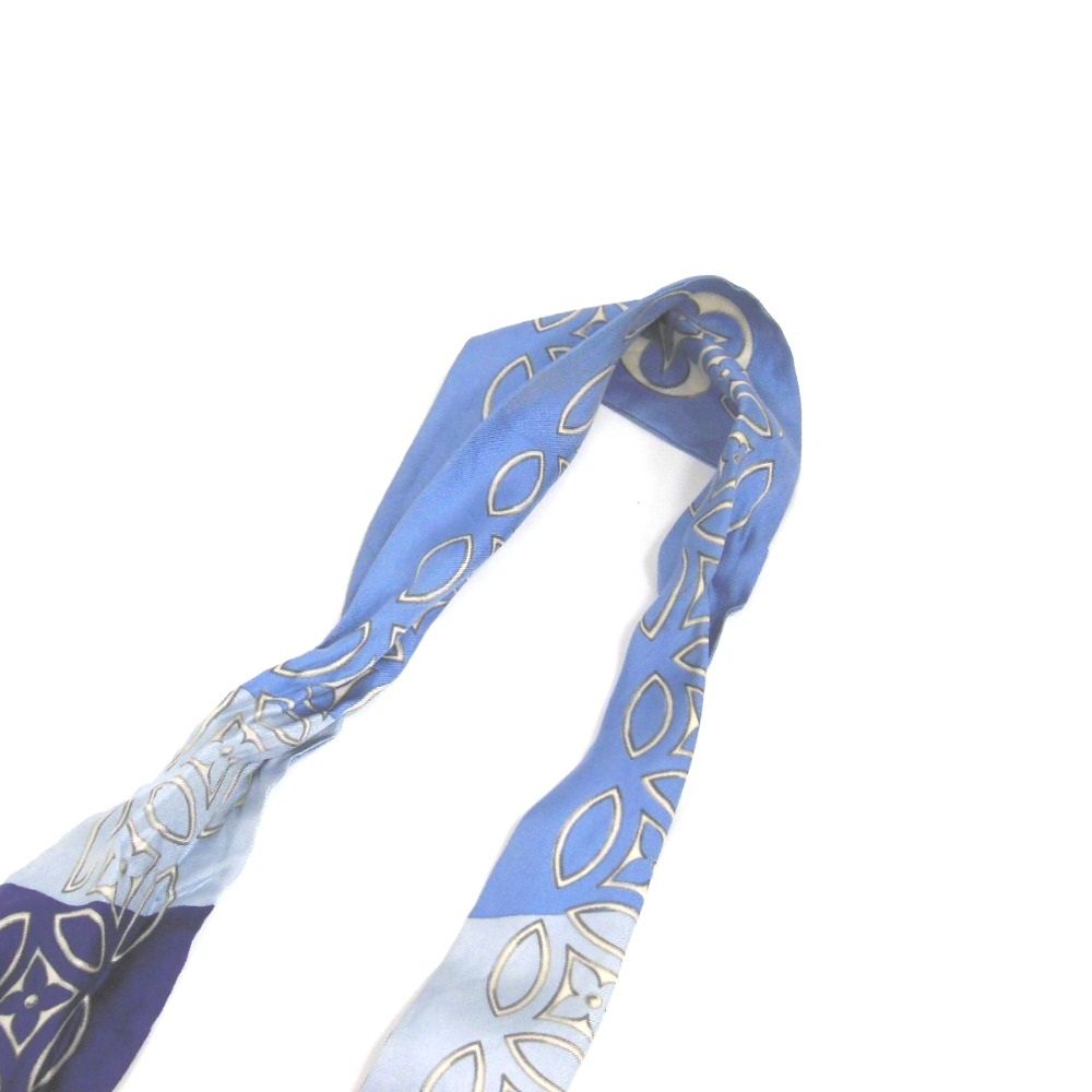 ルイヴィトン LOUIS VUITTON スカーフ モノグラム ネイビー 中古・古着通販】LOUIS VUITTON (ルイ ヴィトン) スカーフ ネイビー