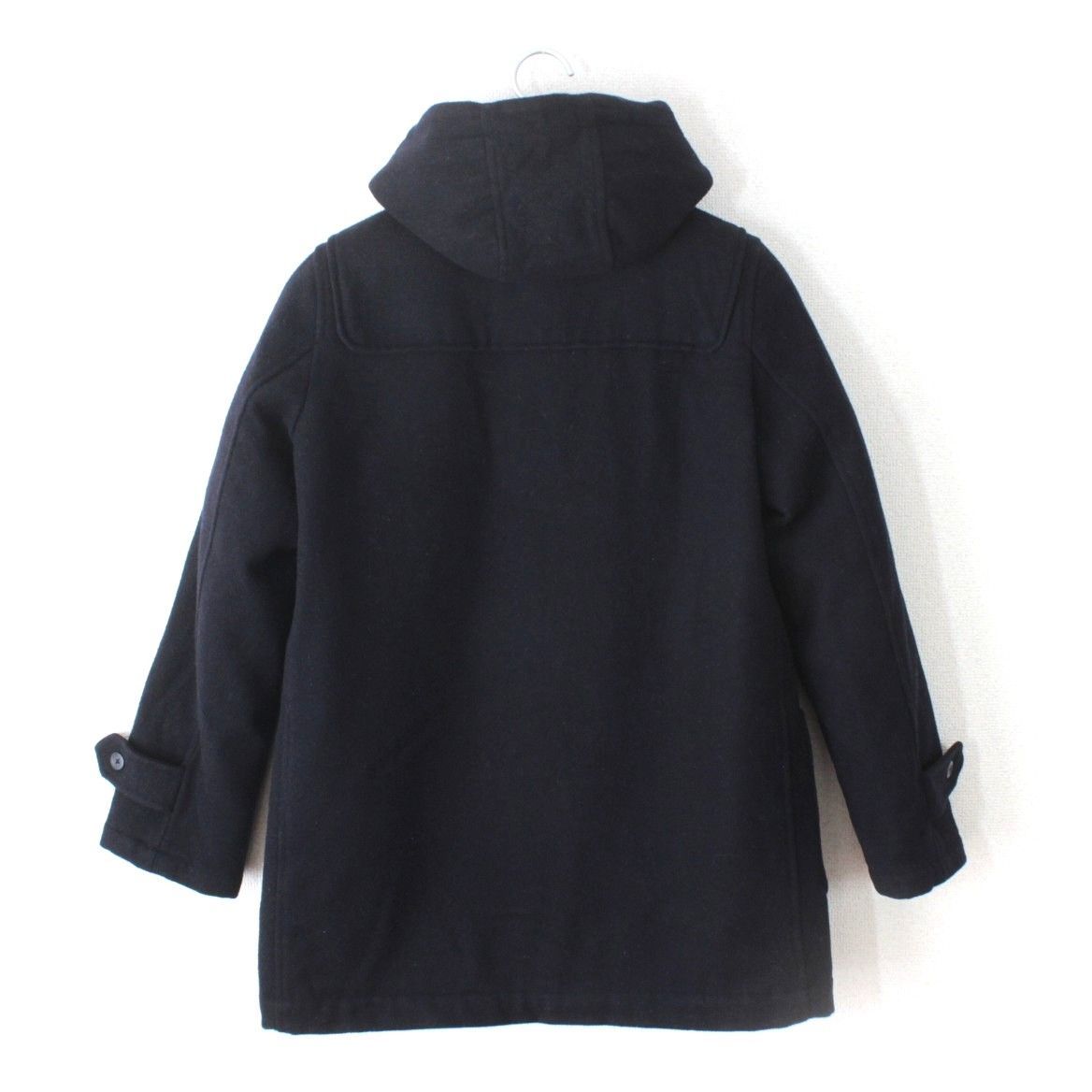 82【美品】イーストボーイ ダッフルコート 11 ダークネイビー 濃紺 L