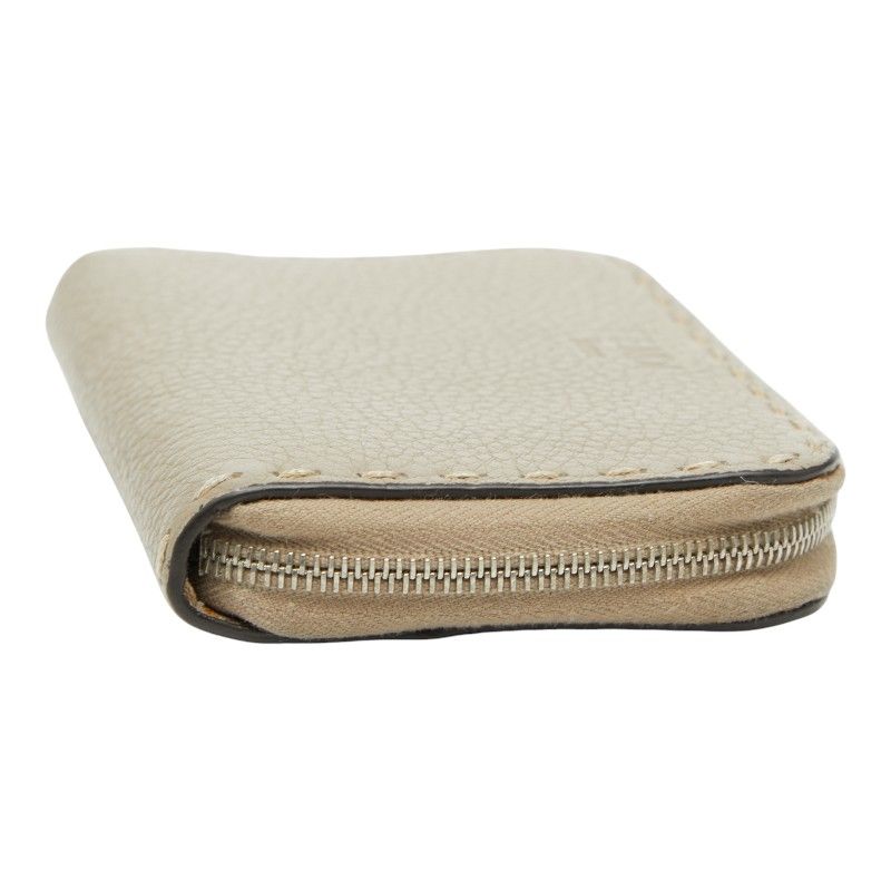 フェンディ セレリア コインケース 小銭入れ 8M0313 グレージュ レザー