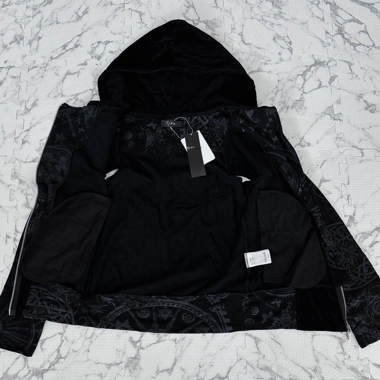 新品未使用】Sixh. h.NAOTO Archive Y2K 魔法陣 総柄 ジップアップ 