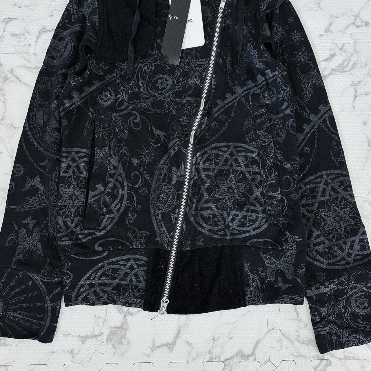 新品未使用】Sixh. h.NAOTO Archive Y2K 魔法陣 総柄 ジップアップ 