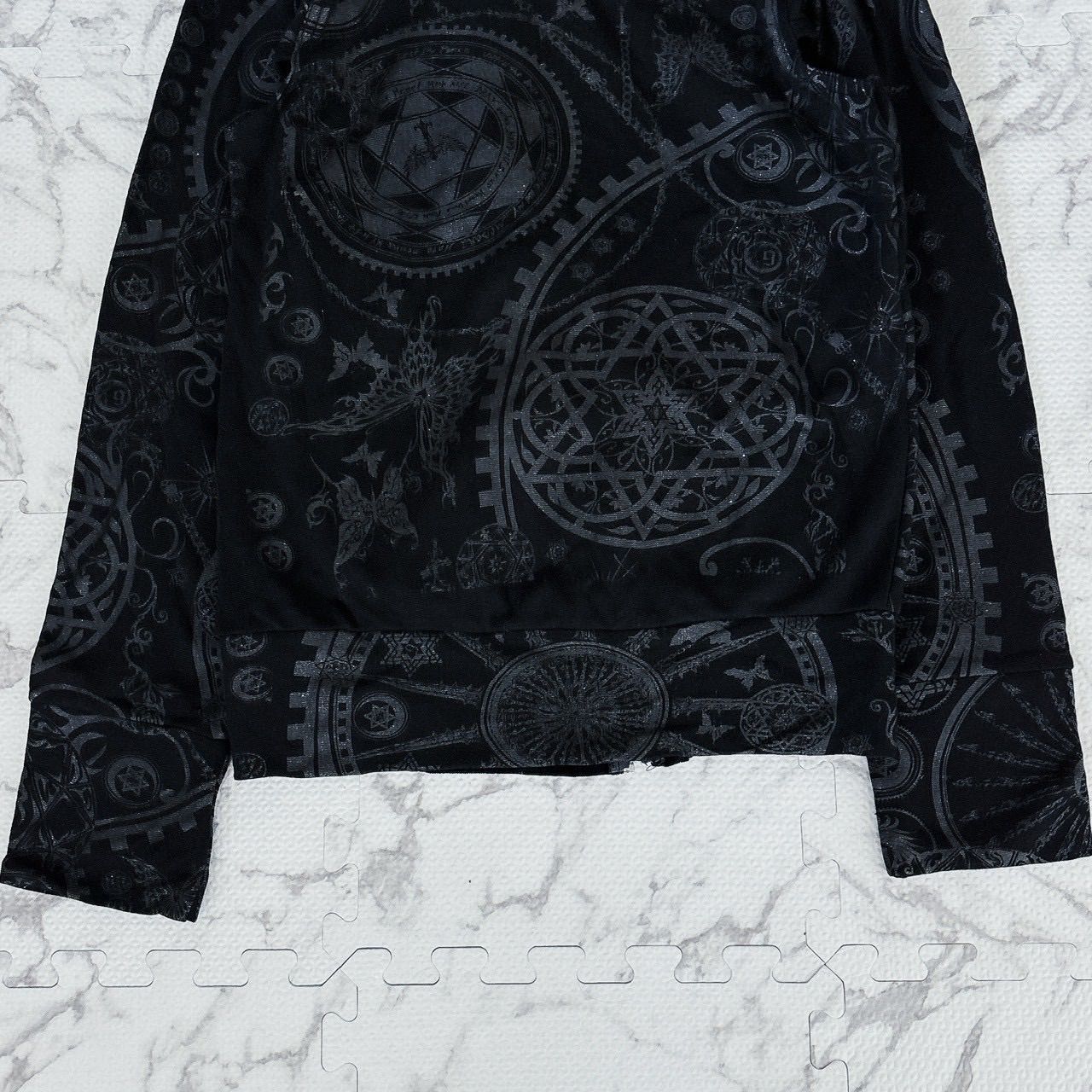 新品未使用】Sixh. h.NAOTO Archive Y2K 魔法陣 総柄 ジップアップ 