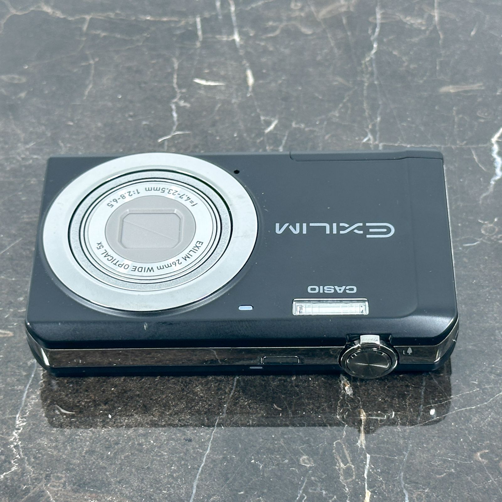 美品】CASIO EXILIM EX-ZS5 ブラック 1410万画素 CCD 光学5倍ズーム 
