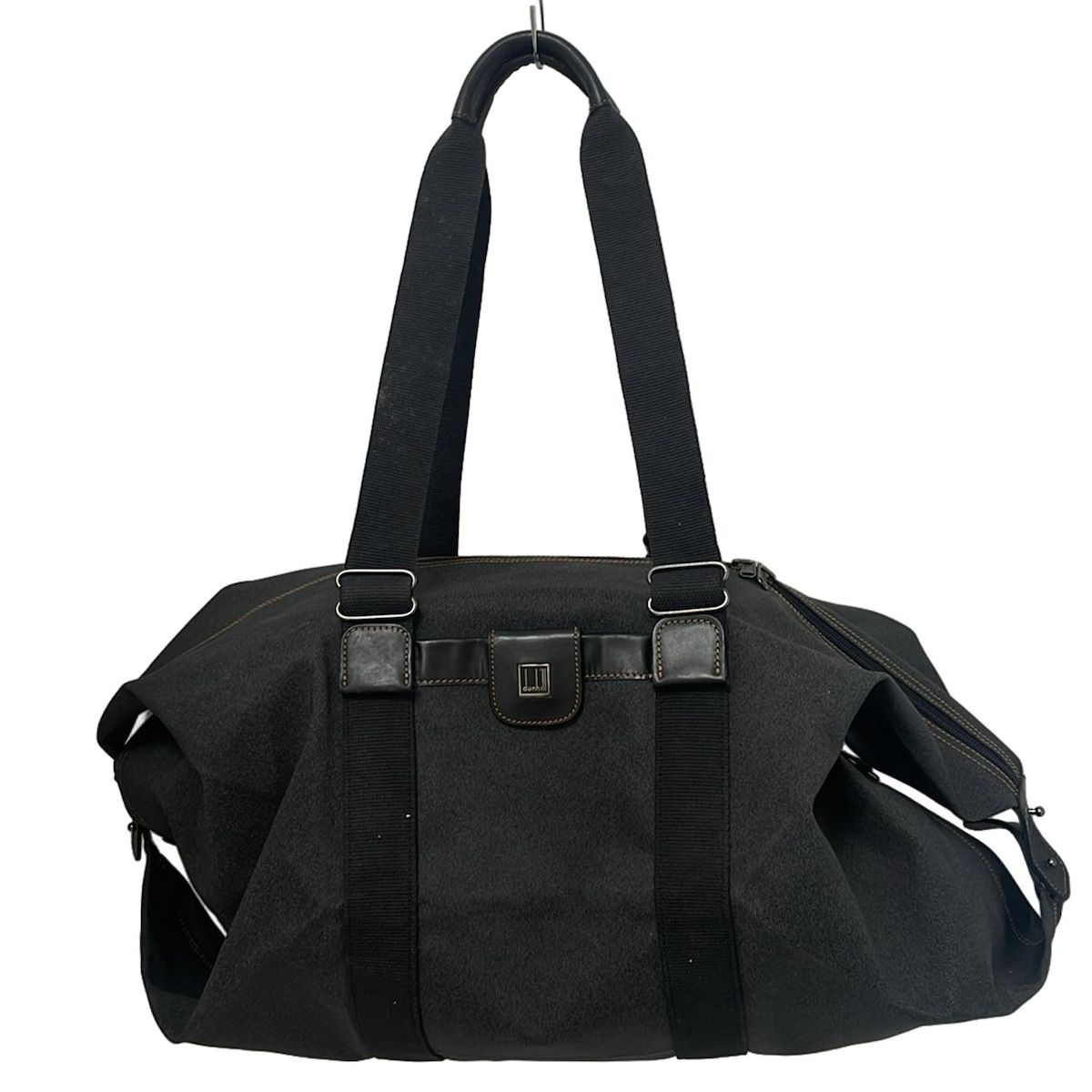 dunhill/ALFREDDUNHILL(ダンヒル) ボストンバッグ - ダークグレー×黒