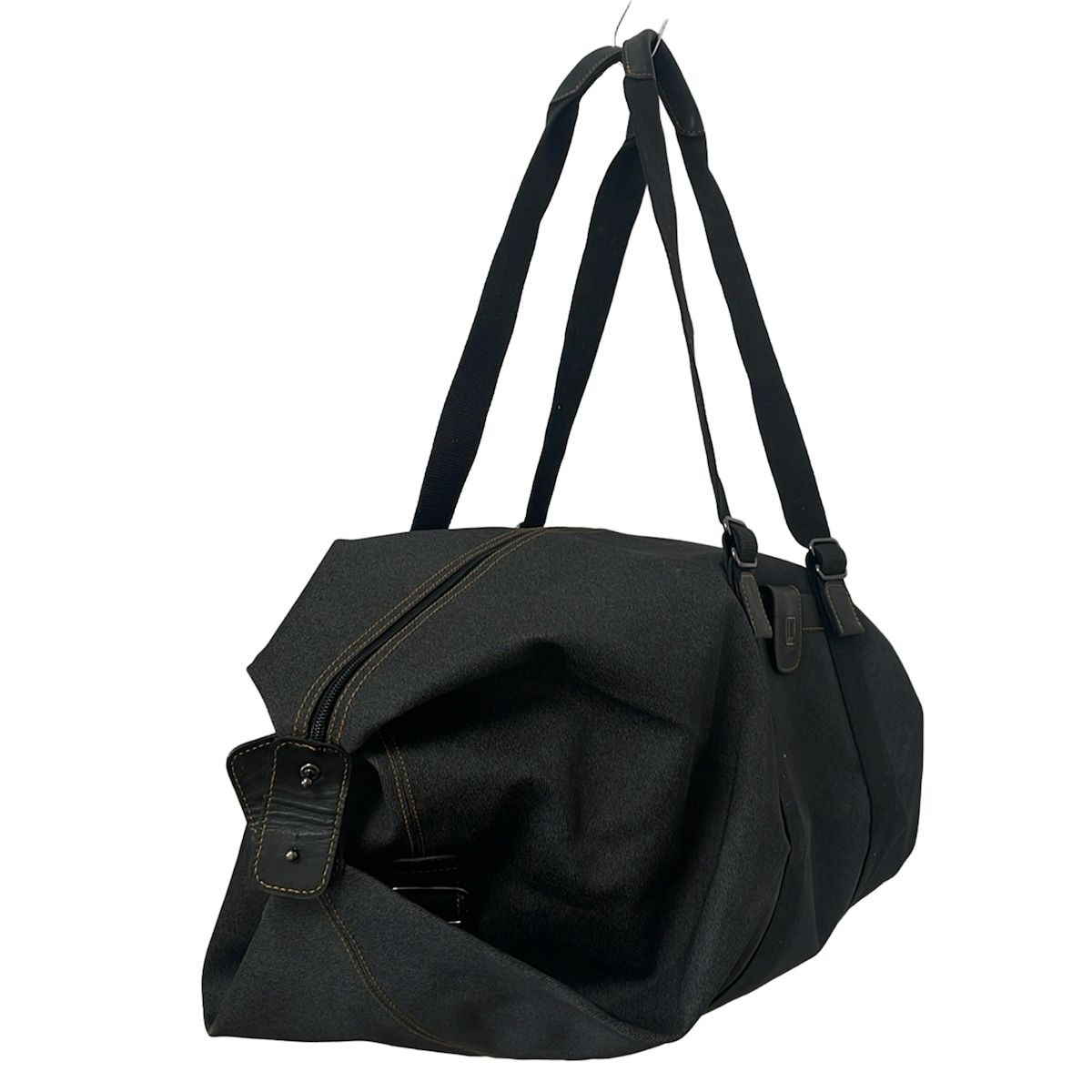 dunhill/ALFREDDUNHILL(ダンヒル) ボストンバッグ - ダークグレー×黒