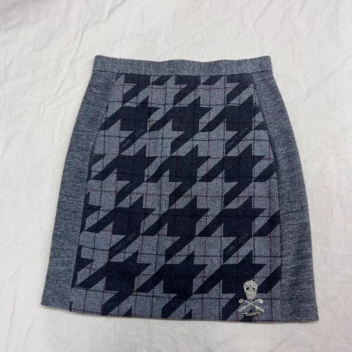 MARK u0026 LONA マークアンドロナ ハウンドトゥース ミニスカート