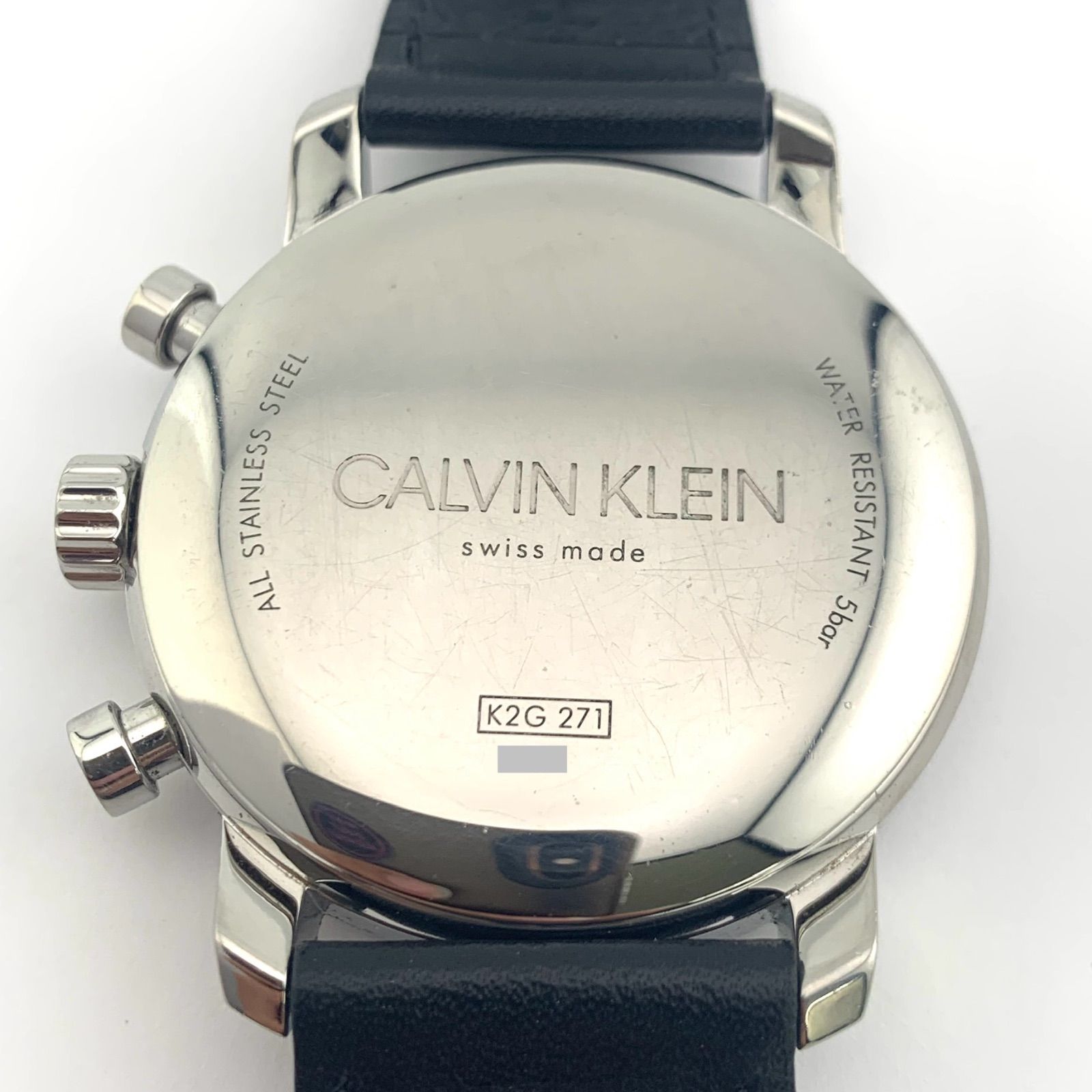 中古】Calvin Klein K2G 271 クロノグラフ腕時計 - メルカリ