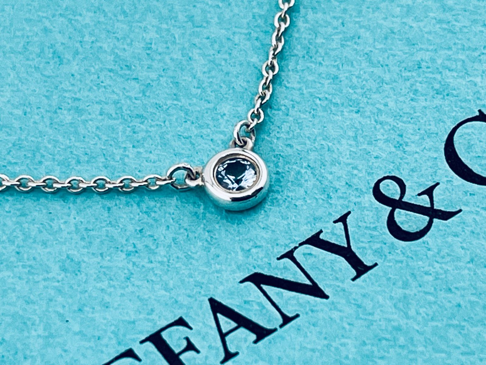 a196 美品 Tiffany&Co. ティファニー アクアマリン バイザヤード