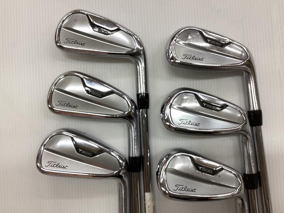 タイトリスト T200 2021 NSプロ105T Sフレックス アイアンセット 中古