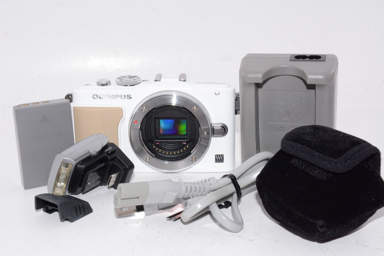 外観特上級】OLYMPUS PEN Lite E-PL5 ボディ ホワイト - メルカリ