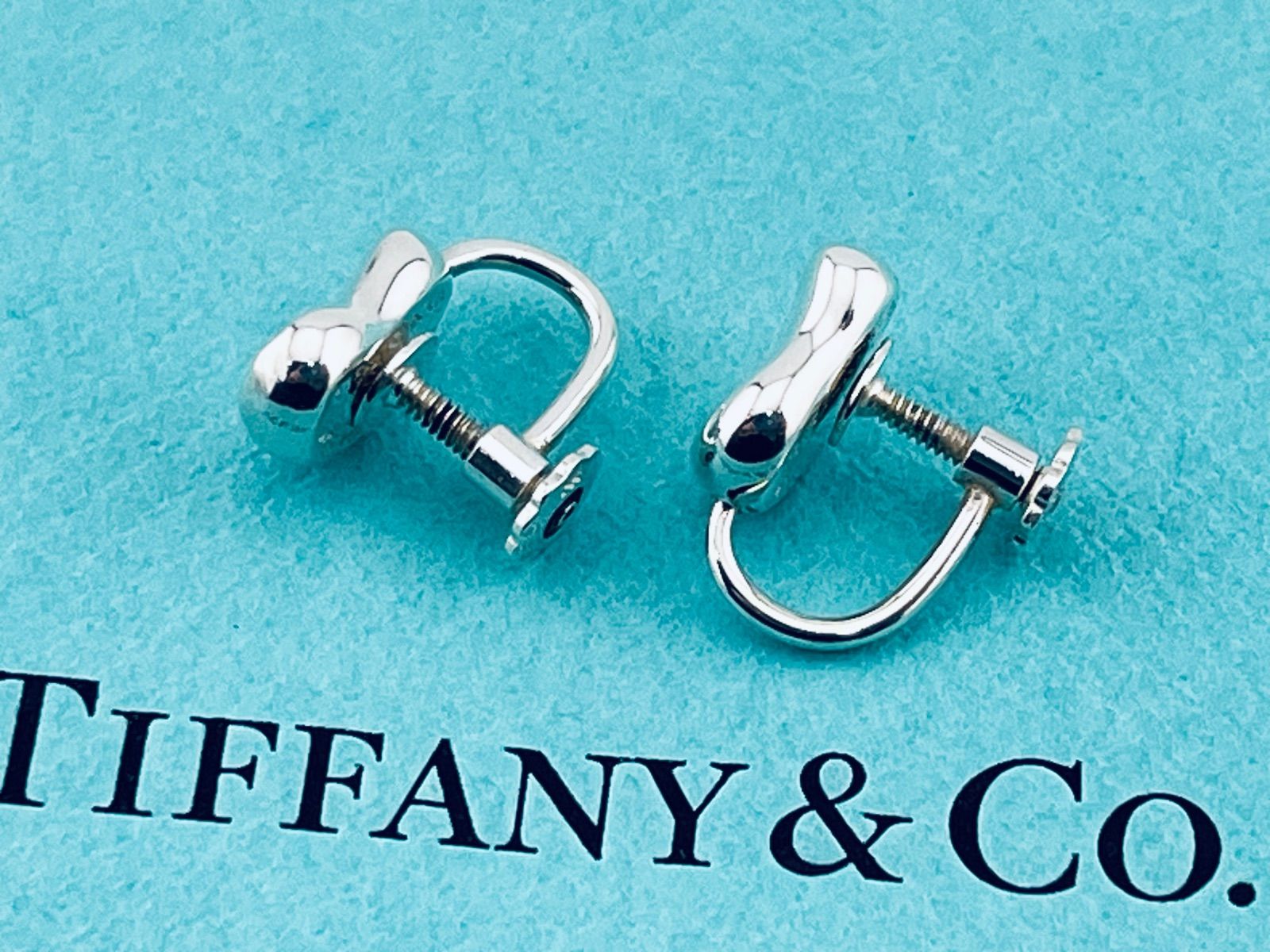a197 Tiffany&Co. ティファニー ビーン イヤリング シルバー 925