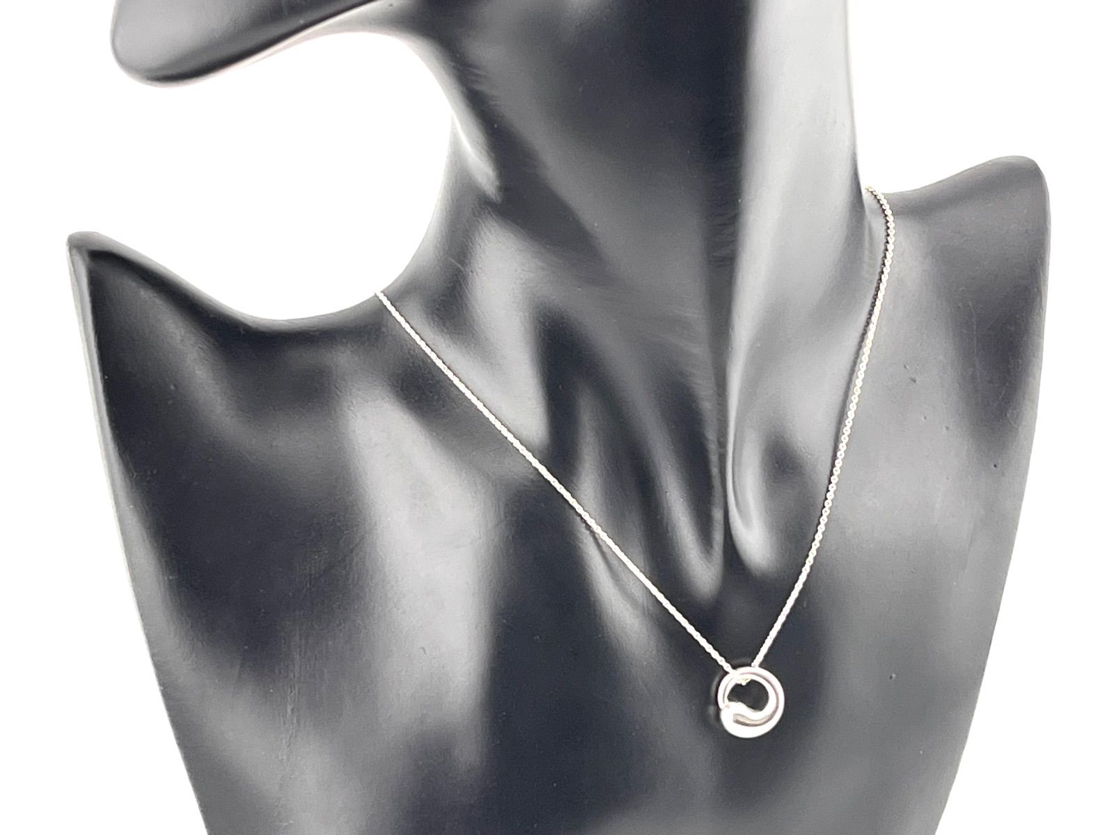 a199 美品 Tiffany&Co. ティファニー エターナルサークル ネックレス