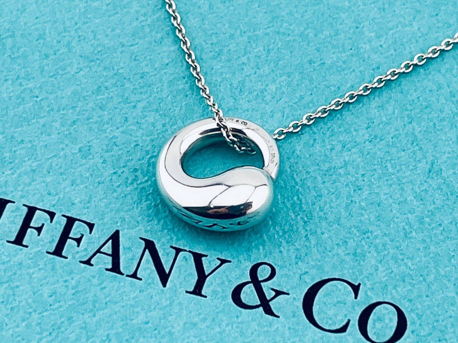 Tiffany&Co.ティファニー エターナルサークルネックレス 美品✨ TIFFANY&Co. ティファニー エターナルサークル ネックレス 18金 K18