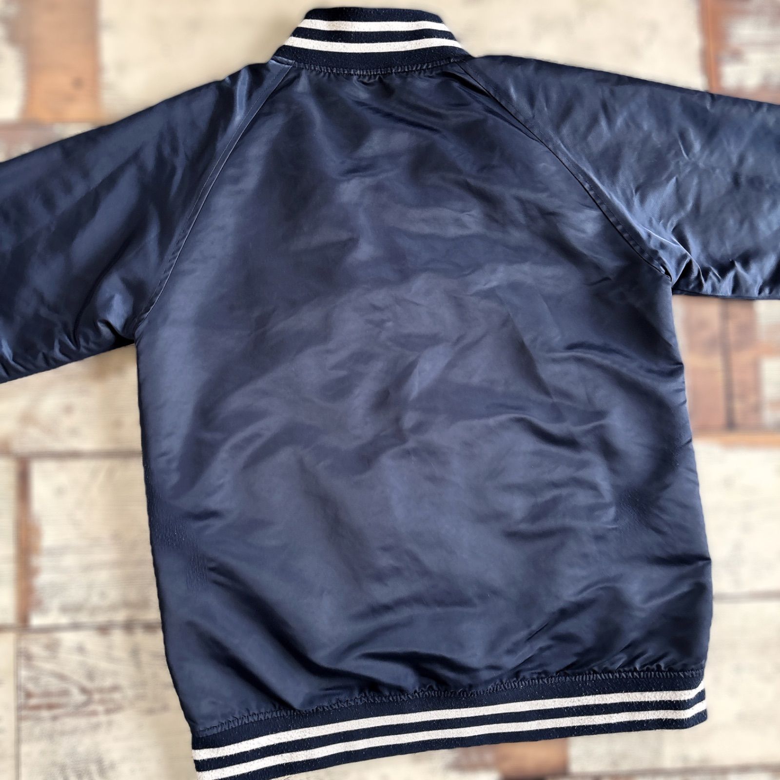 Champion スタジャン ネイビー L Champion チャンピオン スタジャン 