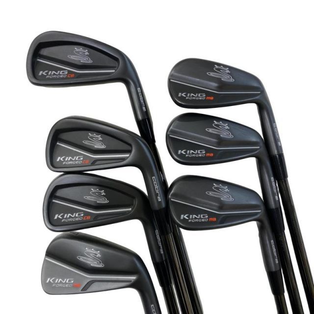中古】 コブラ KING FORGED MB(ブラック)(2018) 7S アイアンセット IR