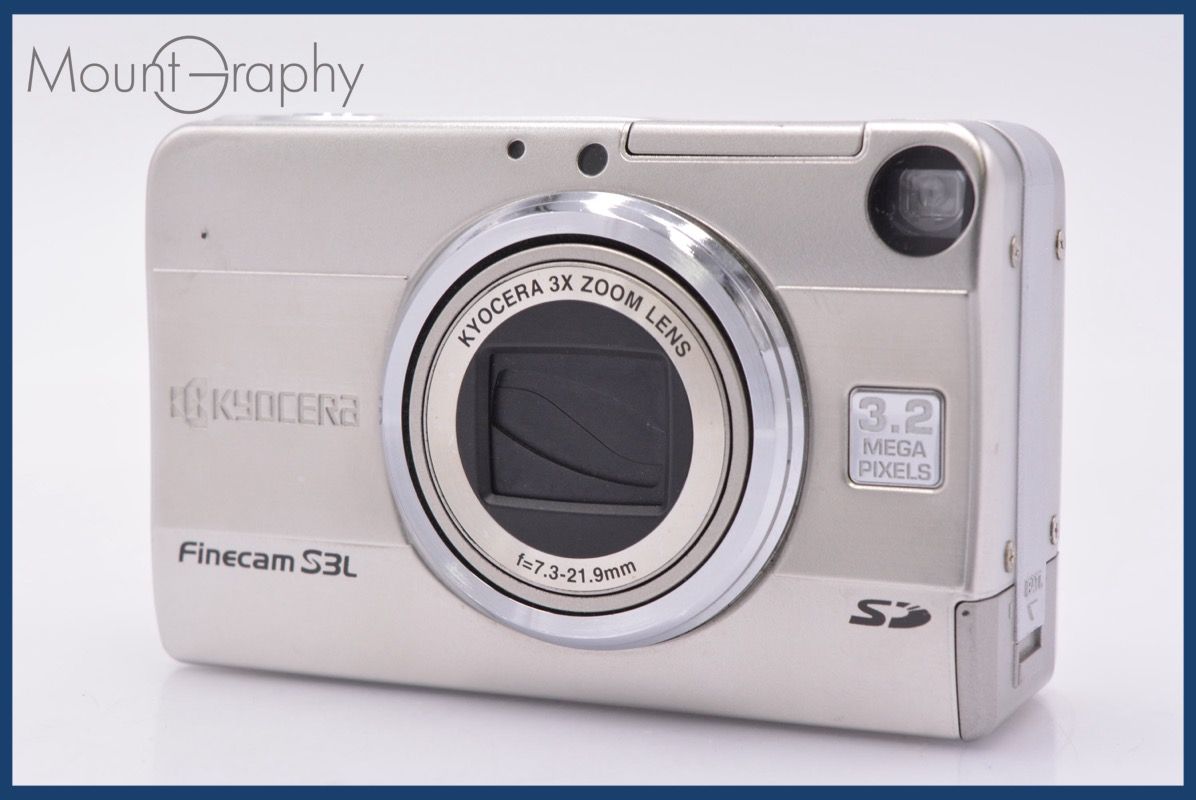中古☆KYOCERA/京セラ Finecam コンパクトデジタルカメラ 本体のみ