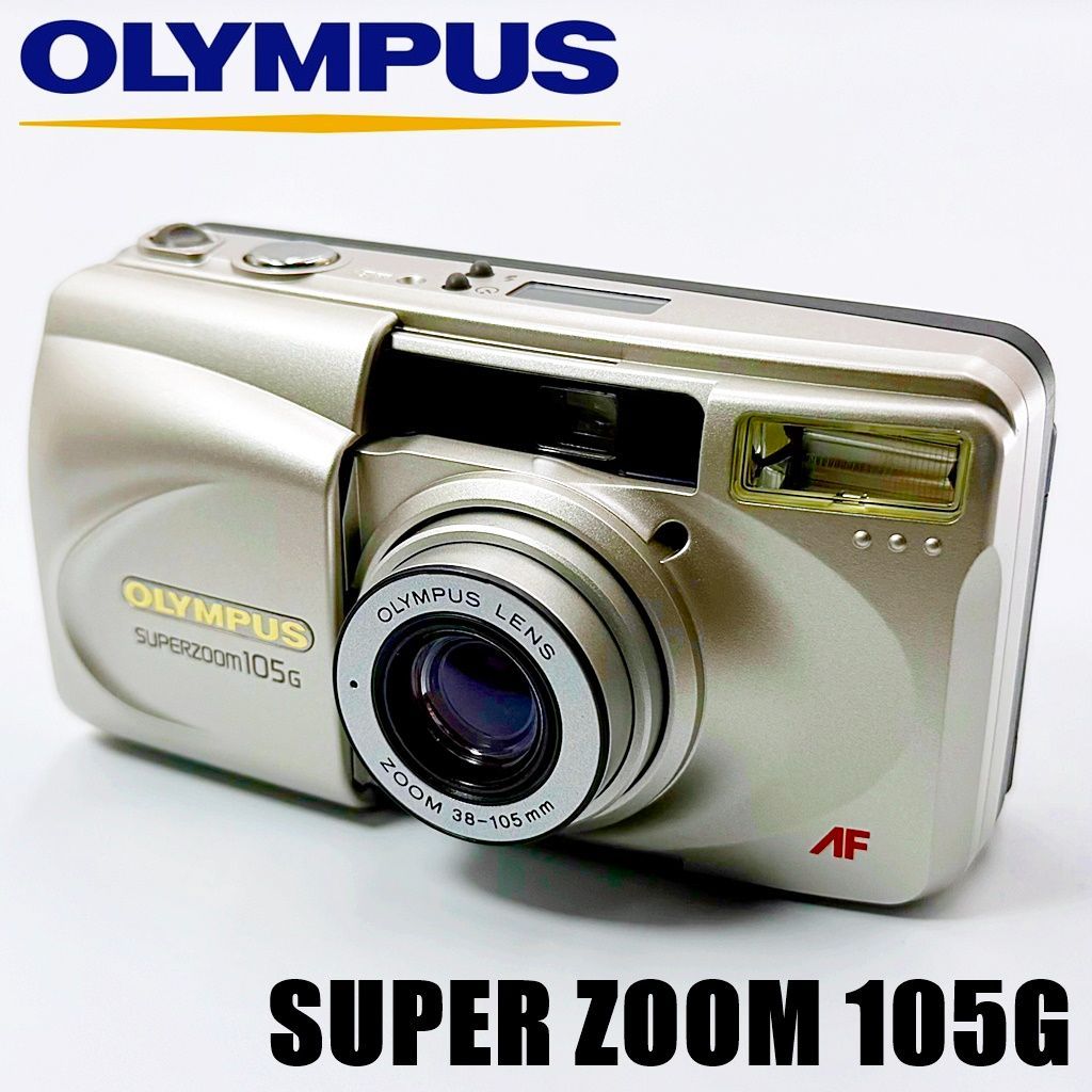 美品】オリンパス OLYMPUS SUPER ZOOM 105G コンパクトフィルムカメラ