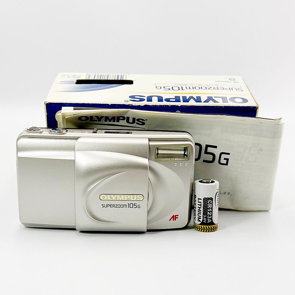 美品】オリンパス OLYMPUS SUPER ZOOM 105G コンパクトフィルムカメラ
