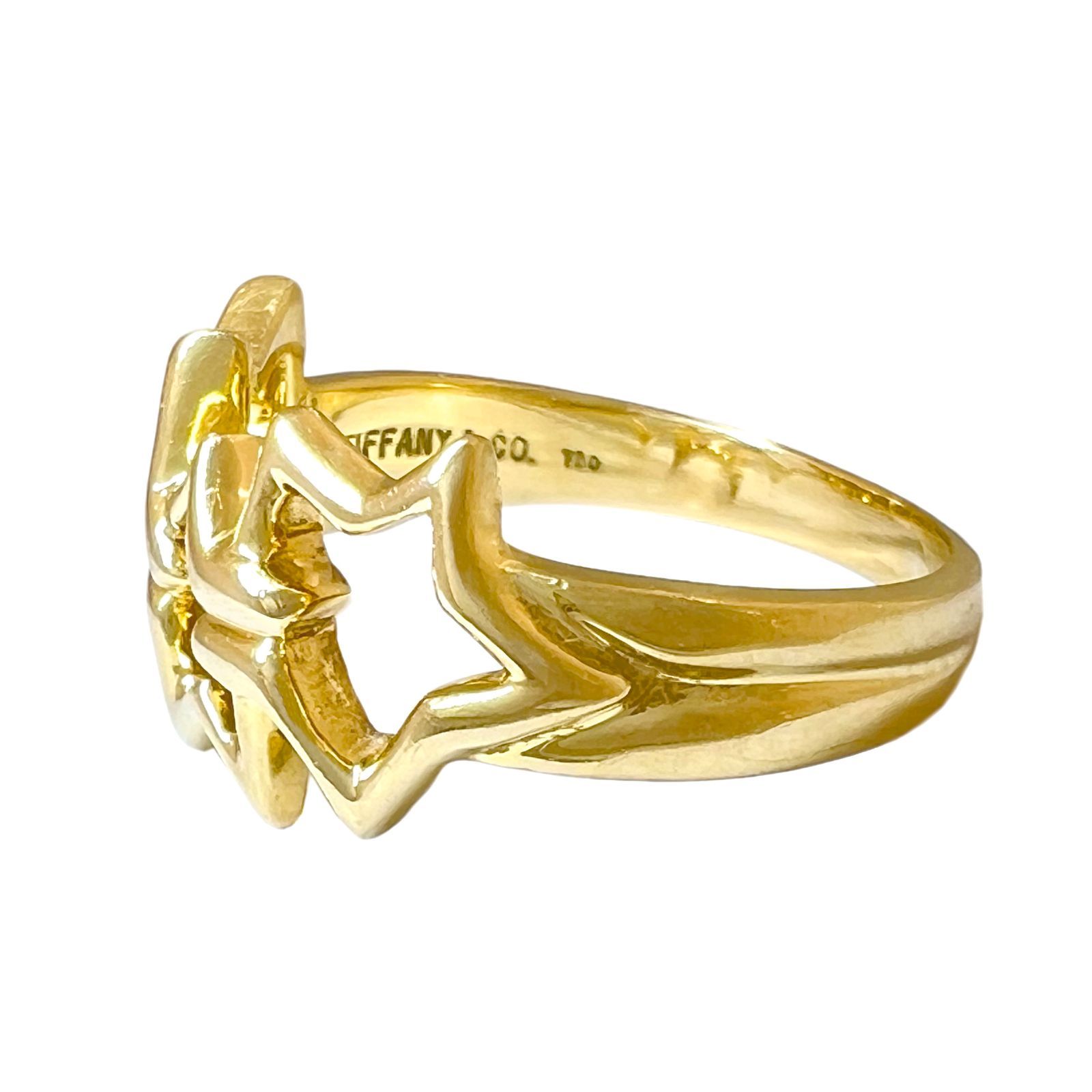ティファニー TIFFANY＆CO トリプルスターリング ゴールド 750 ジュエリー