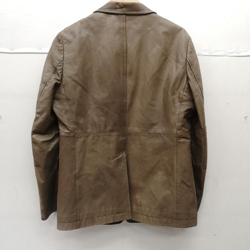 A.A.R レザー テーラードジャケット L ヨウジヤマモト A.A.R レザー テーラード ジャケット 牛革 メンズ L