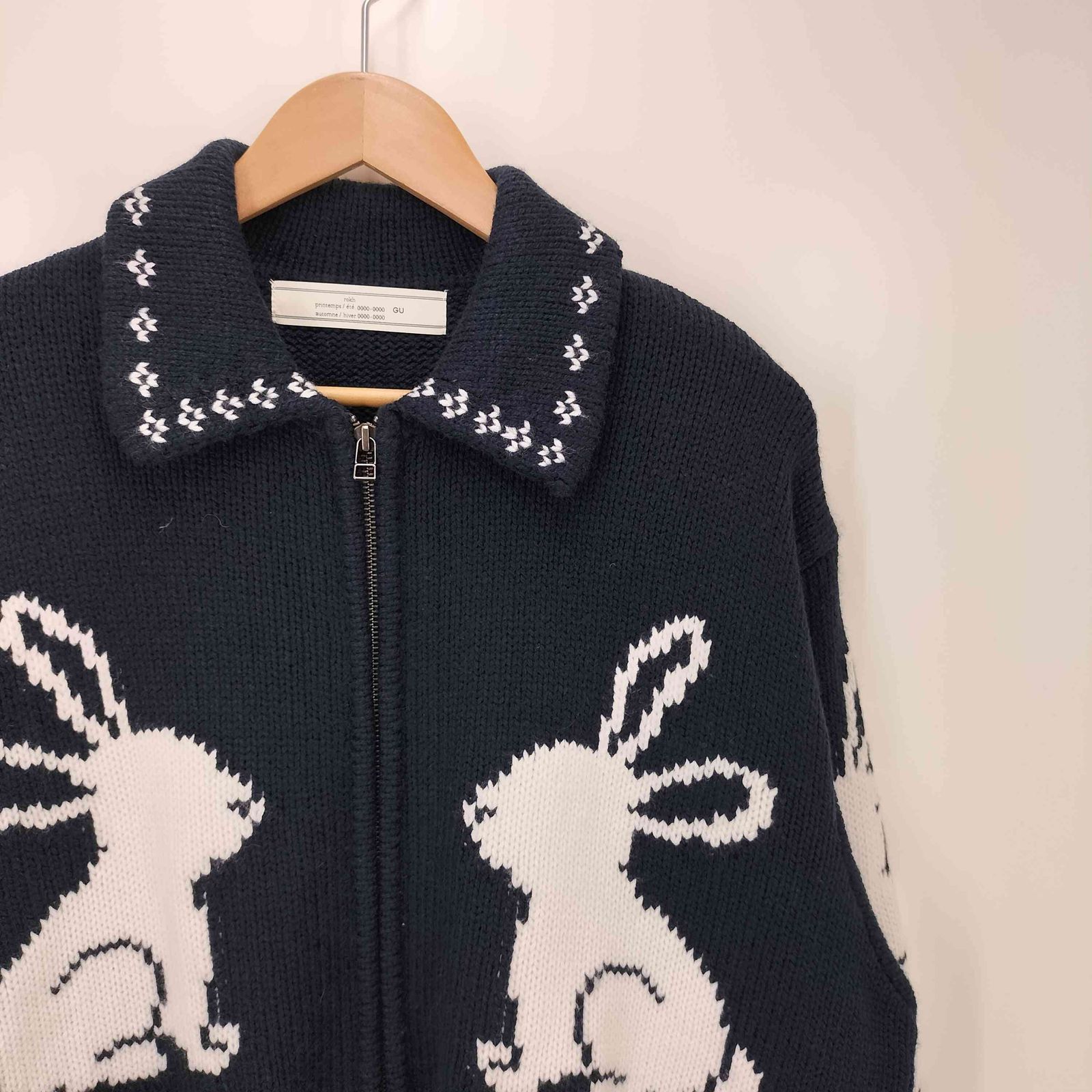 ロック rokh フルジップニットジャケット レディース JPN：XL - メルカリ