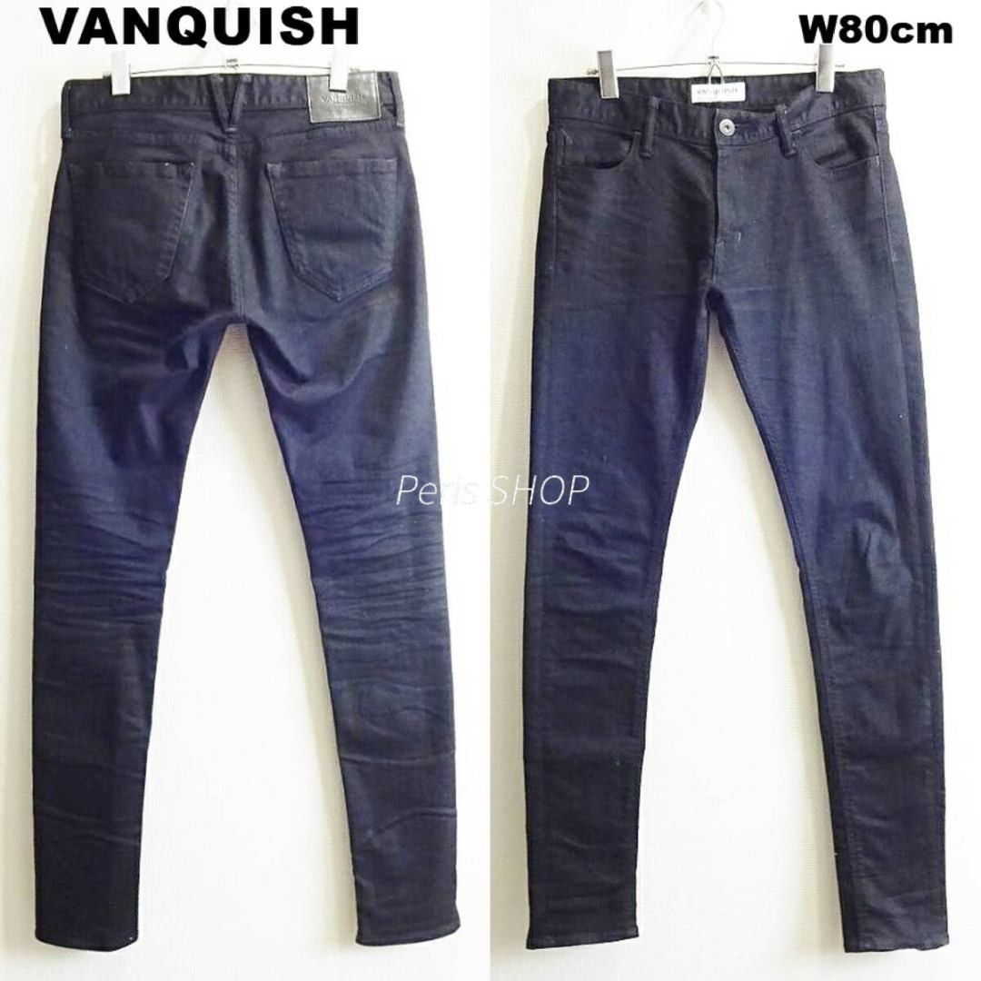 VANQUISH ヴァンキッシュ One Wash Power Stretch Skinny Denim Pants 